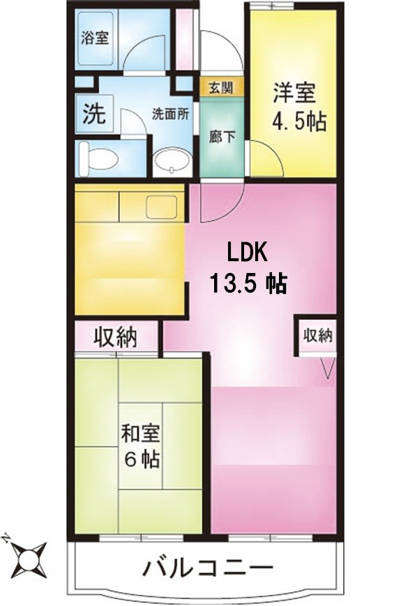 エステート梶ヶ谷 間取り