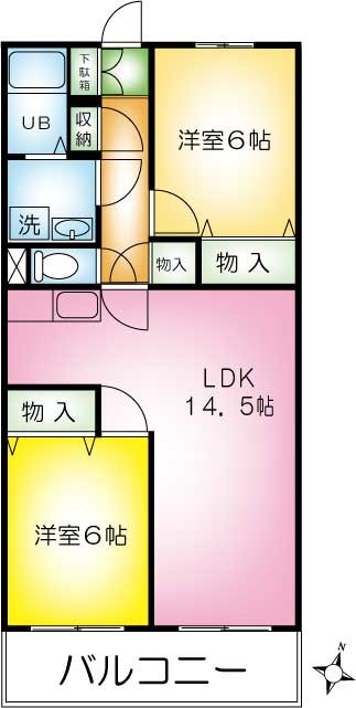 ドムス溝ノ口  間取り