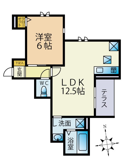 ヒルズ・アベリア 間取り