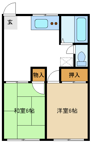 サンセリテ朝山（マンスリーマンション）　 間取り