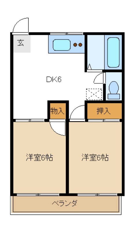 サンセリテ朝山（マンスリーマンション）　 間取り