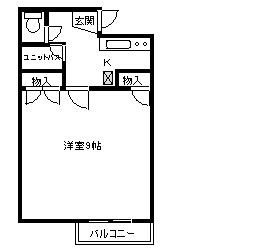 稲毛東ビル（マンスリーマンション） 間取り