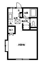 ファミーユ福寿（マンスリーマンション） 間取り