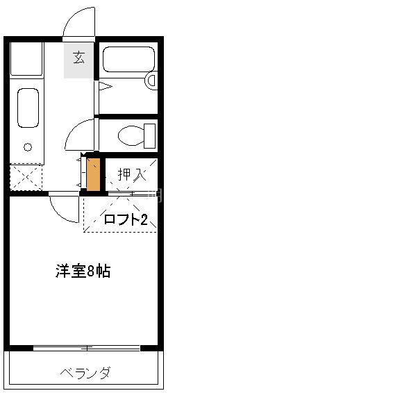 千謡ハイツ 間取り