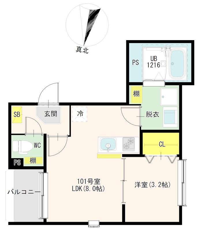 東京都足立区栗原３丁目 間取り