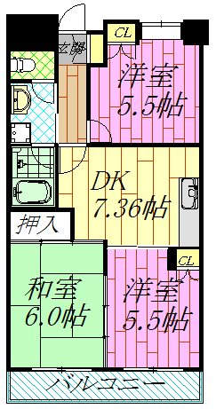 プレーネ西葛西 間取り