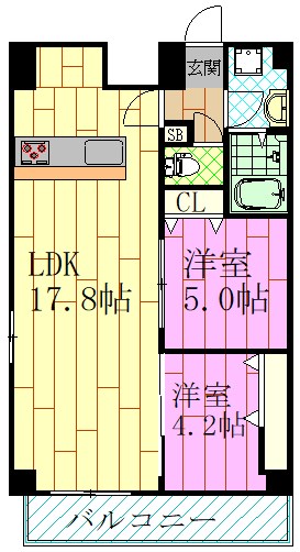 コンフォルト葛西 間取り