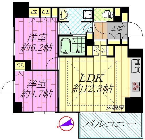 アトラス葛西レジデンス 間取り