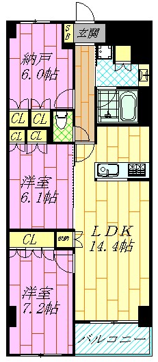 サンジョイアゼロ 間取り