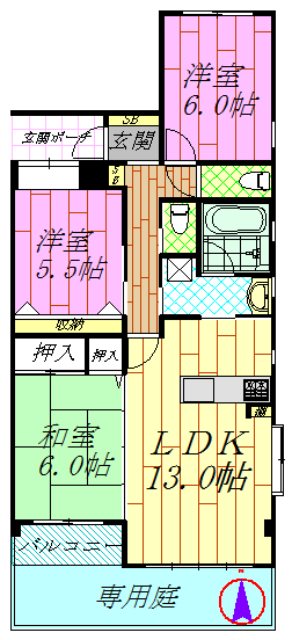 アレーナベイサイド 間取り