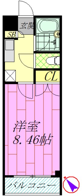 クレオ舞浜Ⅱ 間取り