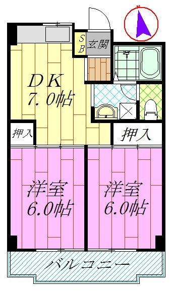 メゾンラフォーレ 間取り