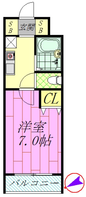 レジディア浦安 間取り