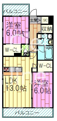 ラ・セレンテ 間取り