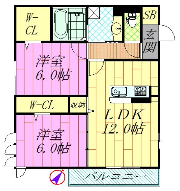 ルアナ 間取り