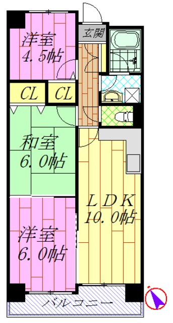 アーバンパーク行徳 間取り