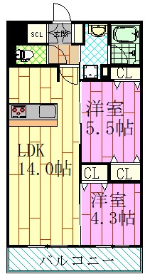 リアナアートパーク西葛西 間取り