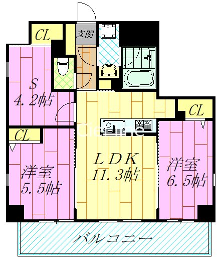 Alivis西葛西norte 間取り