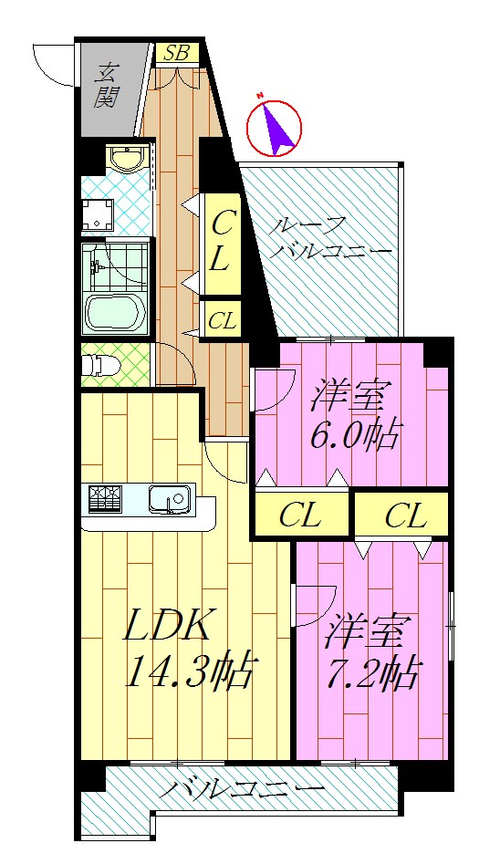 サンジェームス 間取り