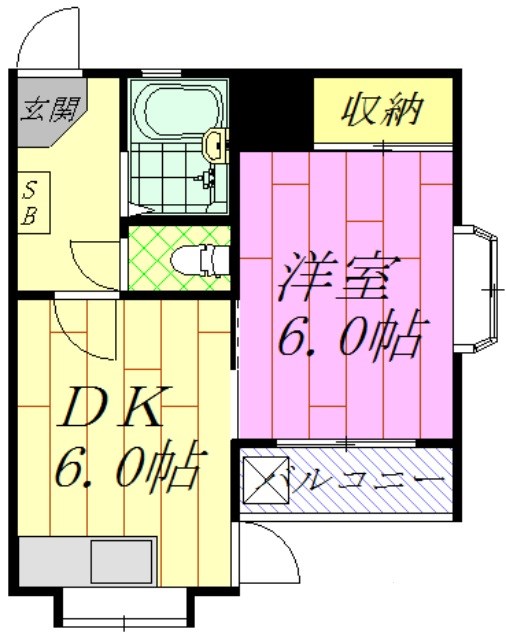 クレール5番館 間取り
