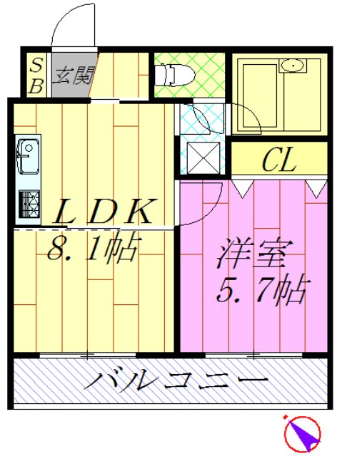 マノワール壱番館 間取り