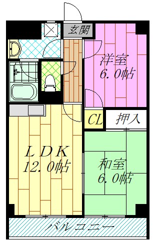 ウインズ今川 間取り