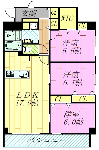 フェンテ　ヴァレー 間取り