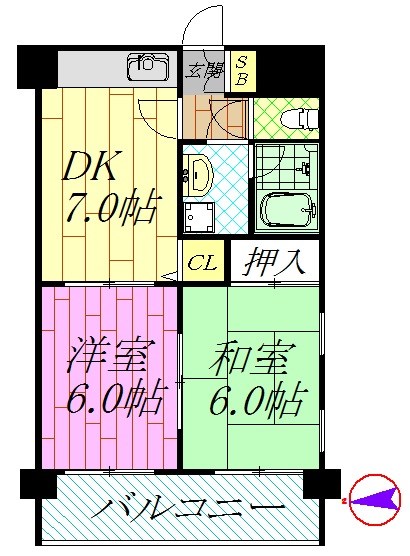 アビタシオン葛西 間取り