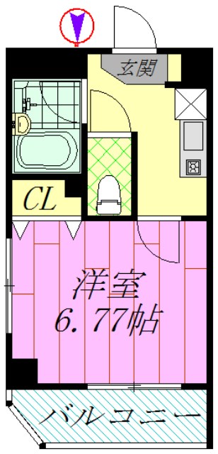 KMコート  間取り