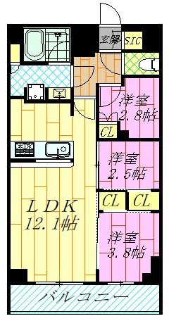 コンフォリア東葛西 間取り