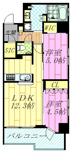 エクセレントシティ南行徳駅前 間取り