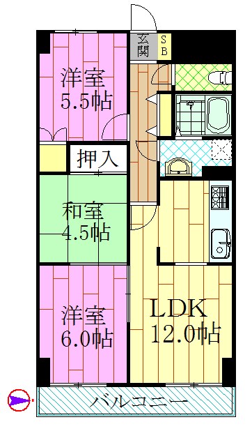 ロイヤルシラコ 間取り