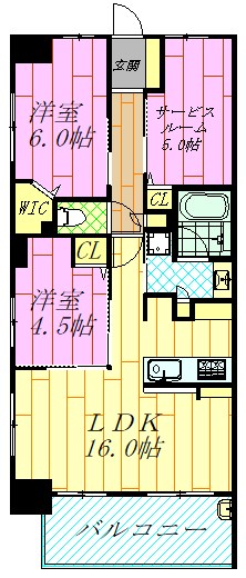 グリーンホームズ南葛西Ⅵ 間取り
