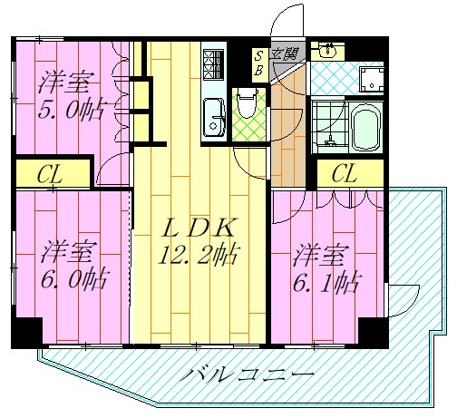 マイキャッスルステーションプラザ葛西 間取り