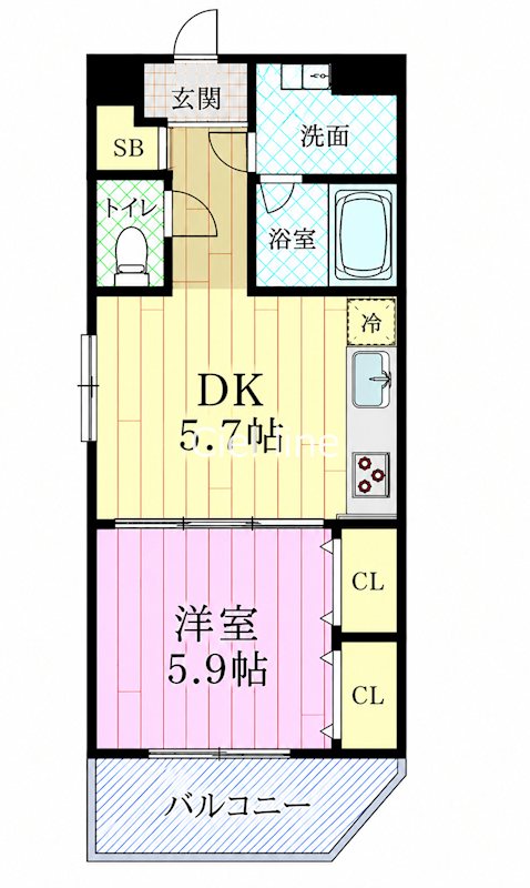 グランディールオアゾ 間取り
