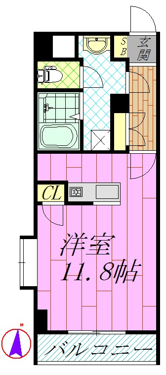 メゾンセイゲンⅢ 間取り