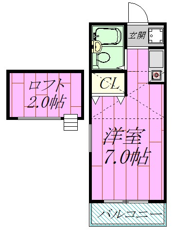 ニューアローズMⅡ 間取り