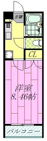 クレオ舞浜A 間取り