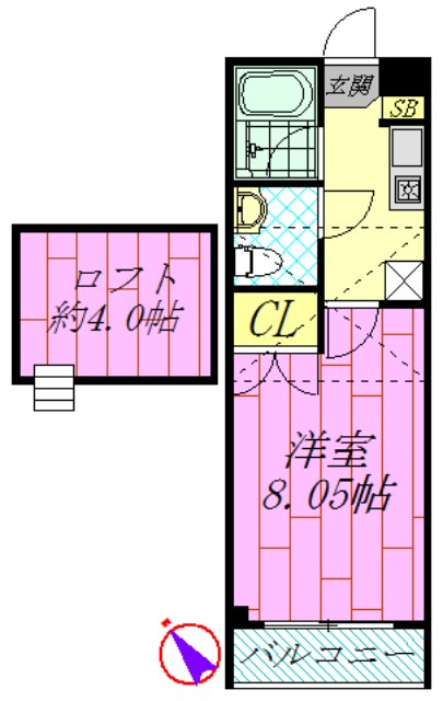 クレオ舞浜Ⅲ 間取り