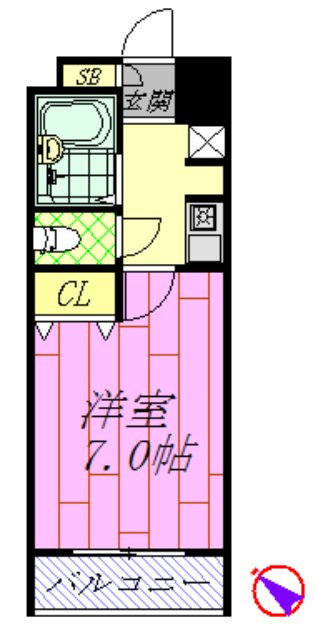 クオーレプロバンス南行徳Ⅱ 間取り
