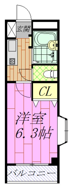 アルカサル堀江 間取り
