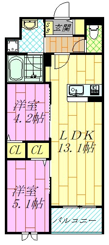 メゾン・ゲン 間取り