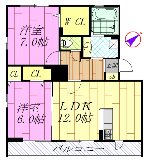カーサ ニュアージュ 間取り