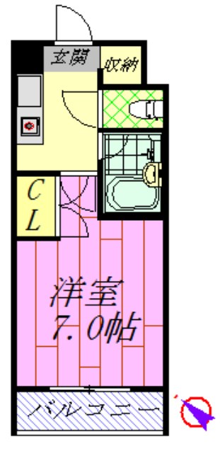 北栄エクセルマンション 間取り