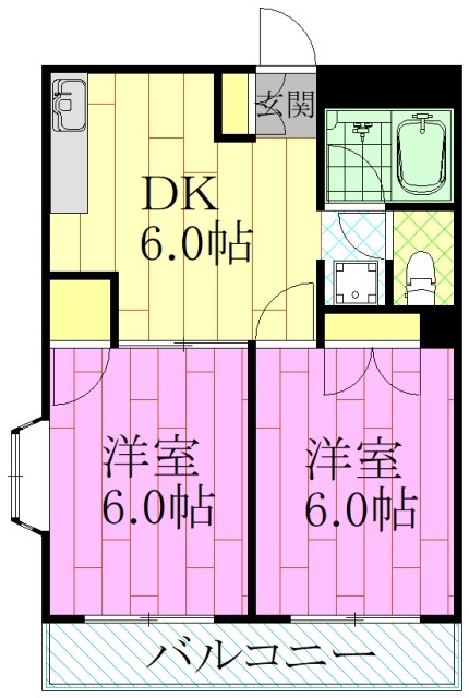 メゾンソレイユ 間取り
