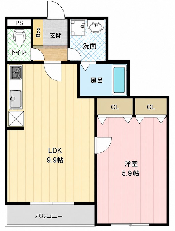 ディーシーアネックス 間取り