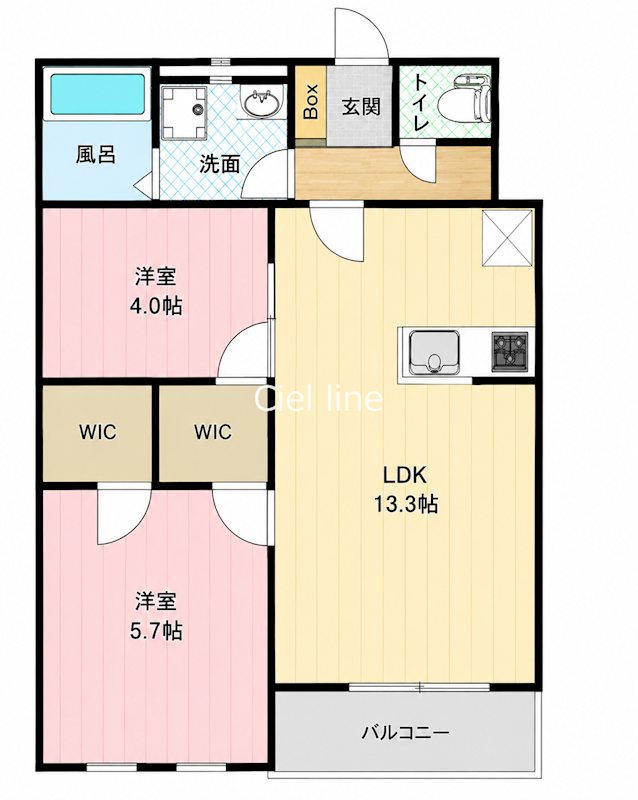 ディーシーアネックス 間取り