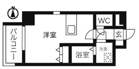 アレーヌコート金山 間取り