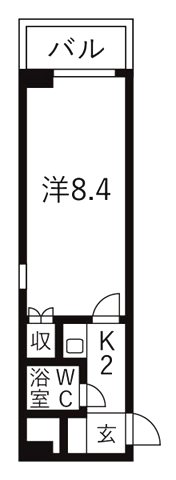 ニッシンハイツ千代田 間取り