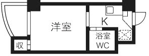 露橋ロイヤルハイツ　Ⅱ 間取り